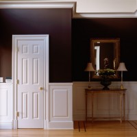 Paneled Wainscoting in corridor