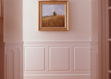 Paneled Wainscoting in hallway