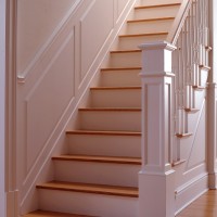 Paneled Wainscoting on staircase