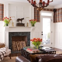 Mantel and Recessed Panel Wainscoting by Wainscot Solutions