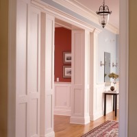 Paneled Columns used in doorway of main foyer