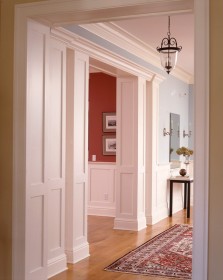 Paneled Columns used in doorway of main foyer