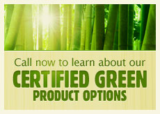 Certified Green product options