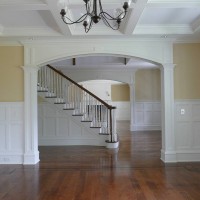 Doorway arch using wainscot Paneled Columns