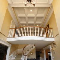 Wainscot on ceiling and grand mezzanine