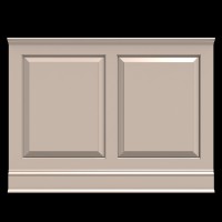 Wainscot Solutions Option #1 - Fairfield - Raised Panel (shown in 36