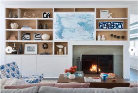 Mid Century Modern Fireplace room designs