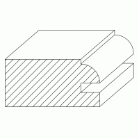 Wainscoting Rail and Stile Classic 1inch